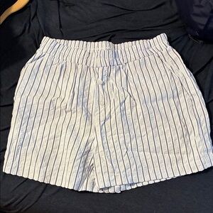 Striped Light Blue Boxer Shorts